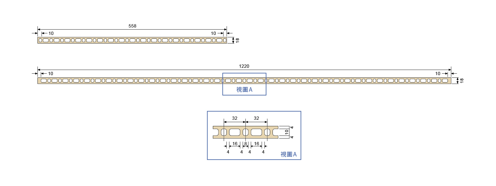 南亞中空發泡板規格表-18mm