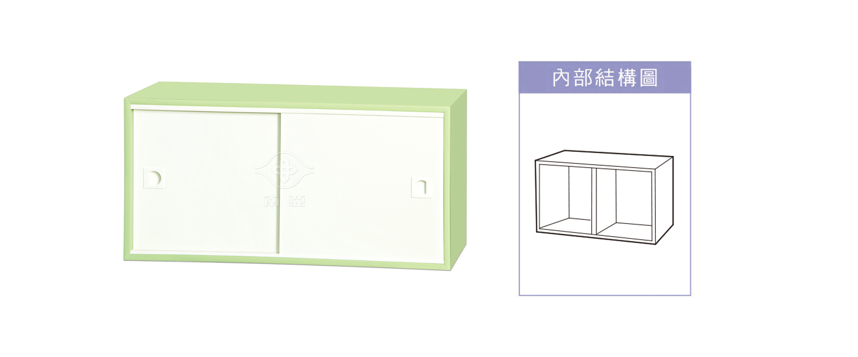 CK4816 雙拉門組合櫃