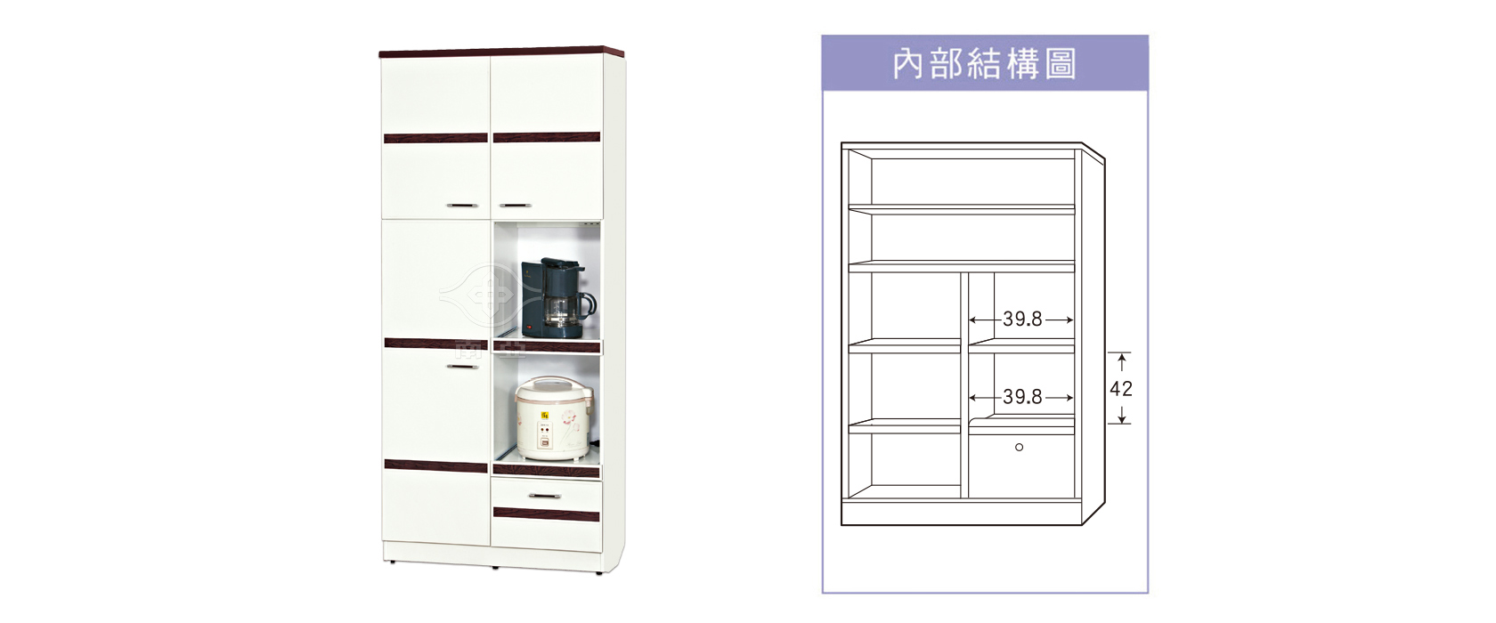 69KB05 三開門一抽電器櫃