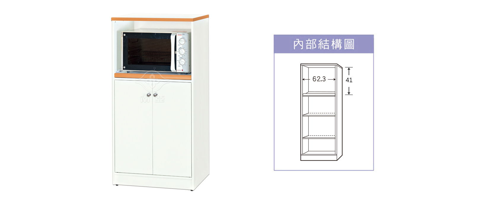 73KD02 雙開門電器櫃