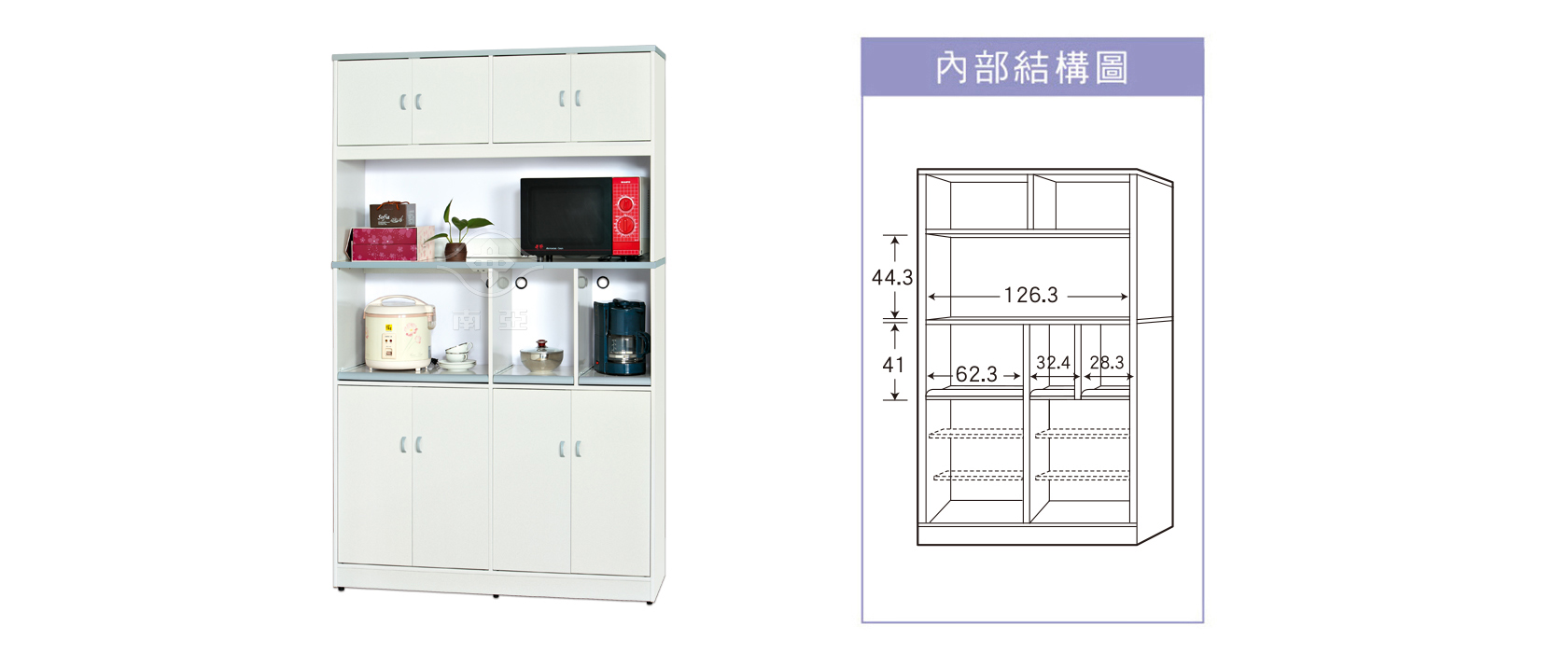 76KE09 上四開門下四開門電器櫃