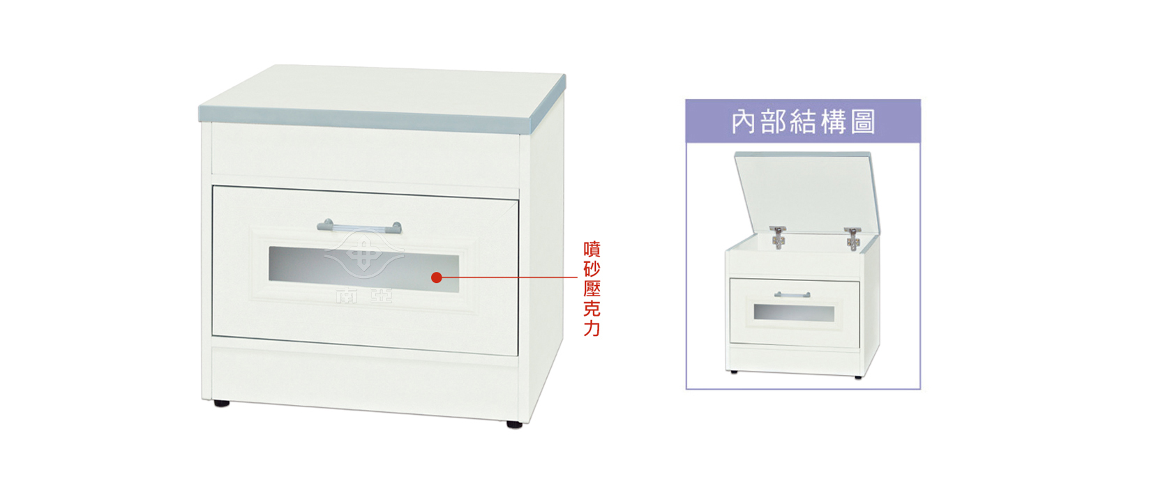 47RR05 可掀式一抽矮鞋櫃