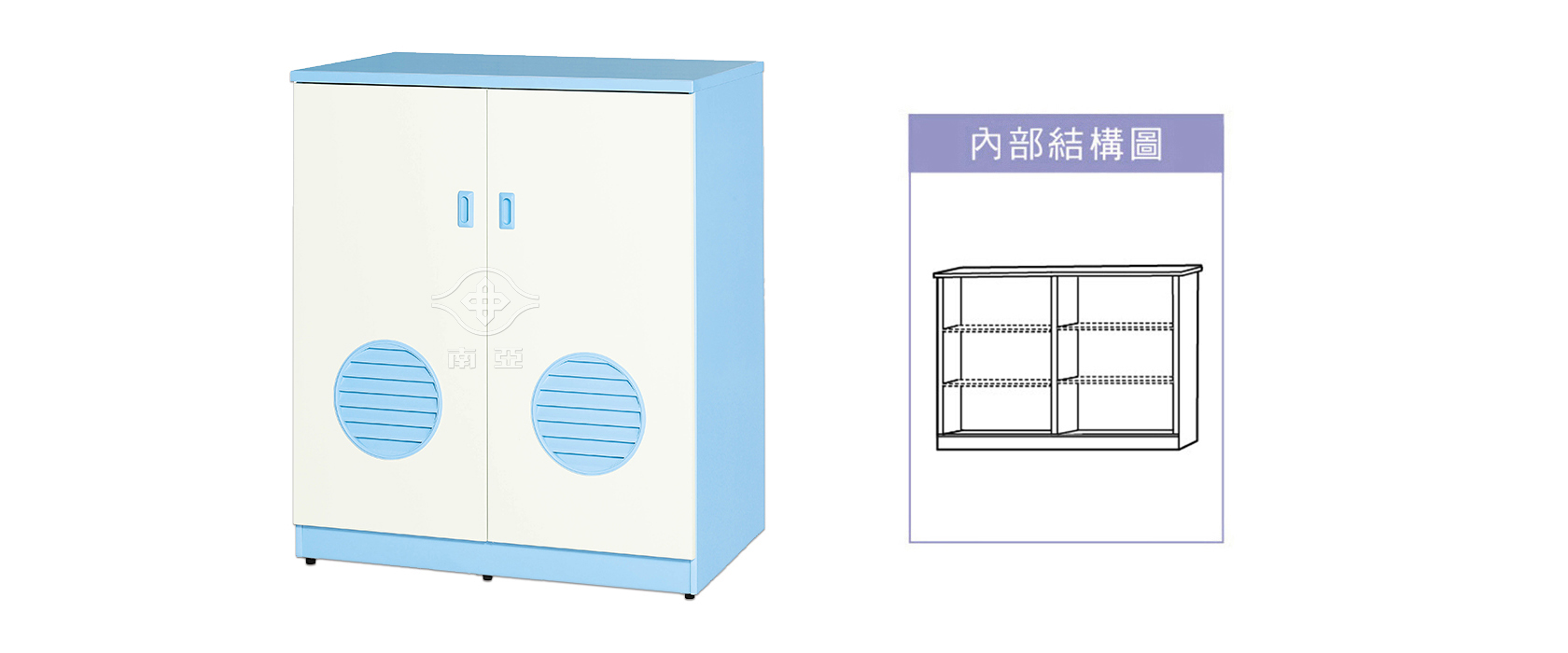 93SS44 雙開門棉被櫃